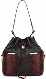 Thompson Luxury Bags "Amy" 2-in-1-Bag Beuteltasche Schafleder