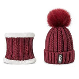 Thompson Luxury "Petra" Mütze mit Rundschal