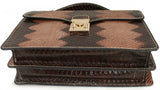 Thompson Luxury Bags "Felicitas" Snake-Prägung Echtleder Handtasche