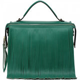 Thompson Luxury Bags "Gloria" Fringe-Satchel Lederhandtasche