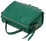 Thompson Luxury Bags "Gloria" Fringe-Satchel Lederhandtasche