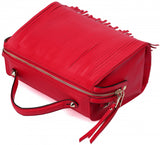 Thompson Luxury Bags "Gloria" Fringe-Satchel Lederhandtasche