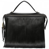 Thompson Luxury Bags "Gloria" Fringe-Satchel Lederhandtasche