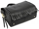Thompson Luxury Bags "Gloria" Fringe-Satchel Lederhandtasche