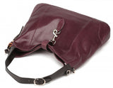 Thompson Luxury Bags "Karla" Schulter-Hobo-Bag Leder Snake-Prägung