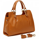 Thompson Luxury Bags "Melissa" Rhombus-Leder-Handtasche