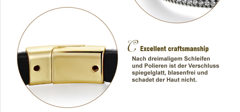 Thompson Luxury Lederarmband "Kayla"