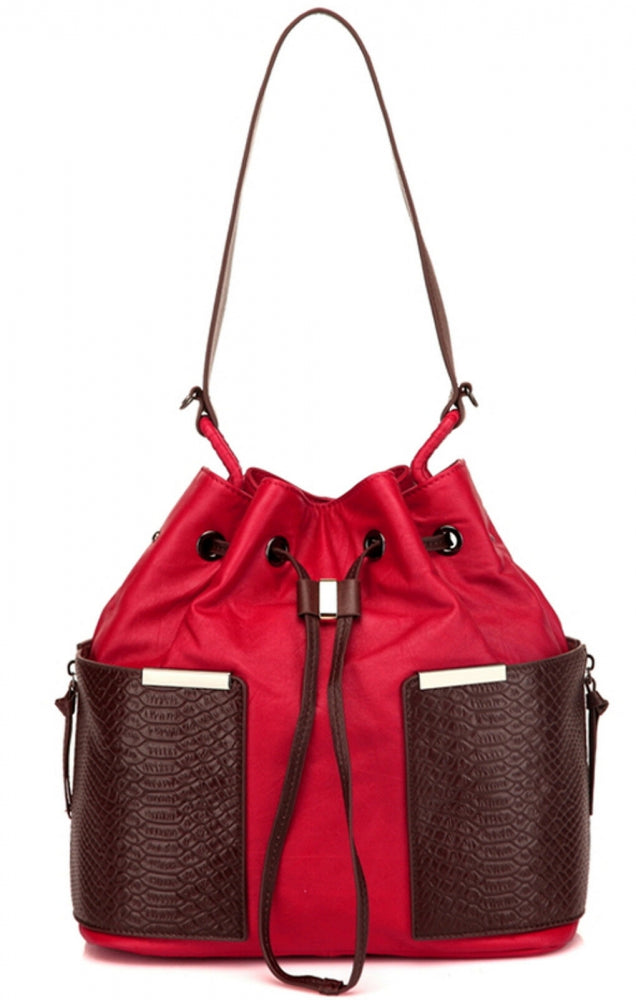 Thompson Luxury Bags "Amy" 2-in-1-Bag Beuteltasche Schafleder