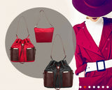Thompson Luxury Bags "Amy" 2-in-1-Bag Beuteltasche Schafleder