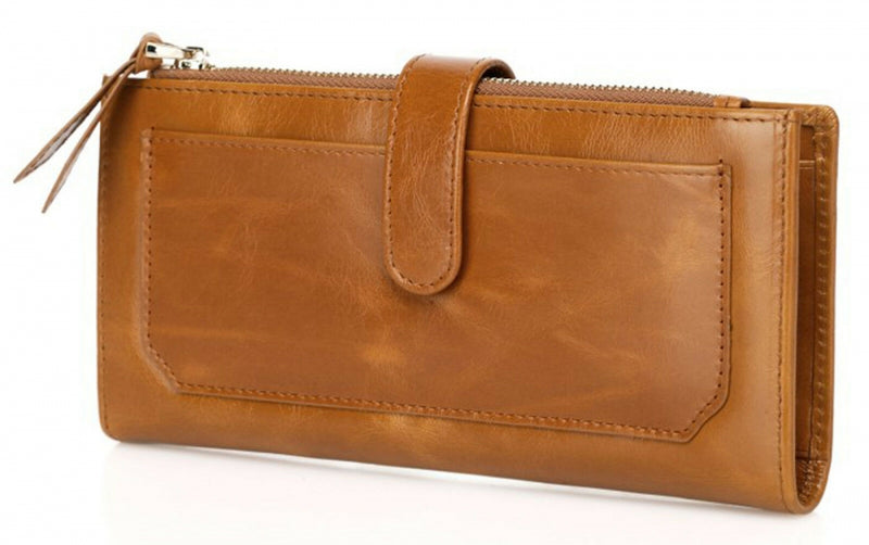 Thompson Luxury „Emma” – Leder Geldbörse im Clutch-Design