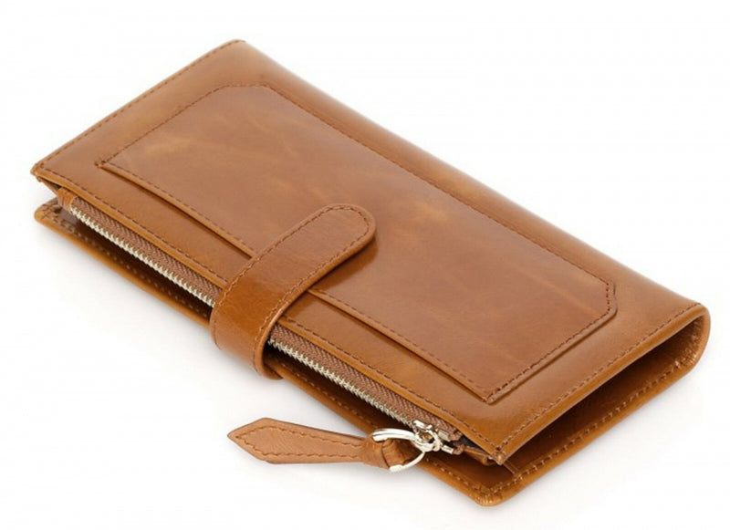 Thompson Luxury „Emma” – Leder Geldbörse im Clutch-Design
