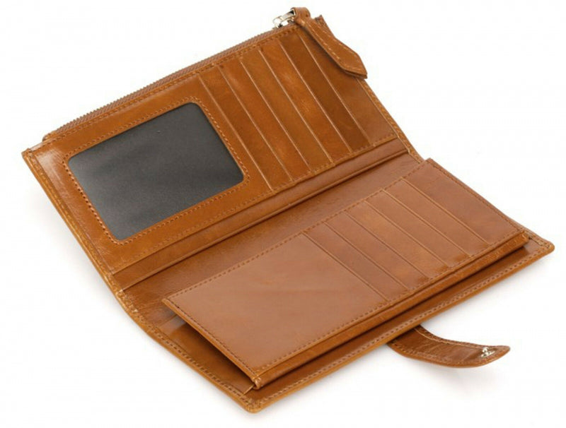 Thompson Luxury „Emma” – Leder Geldbörse im Clutch-Design
