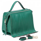 Thompson Luxury Bags "Gloria" Fringe-Satchel Lederhandtasche