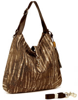 Thompson Luxury Bags "Karla" Schulter-Hobo-Bag Leder Snake-Prägung