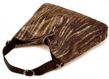Thompson Luxury Bags "Karla" Schulter-Hobo-Bag Leder Snake-Prägung
