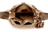 Thompson Luxury Bags "Karla" Schulter-Hobo-Bag Leder Snake-Prägung