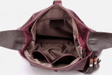 Thompson Luxury Bags "Karla" Schulter-Hobo-Bag Leder Snake-Prägung