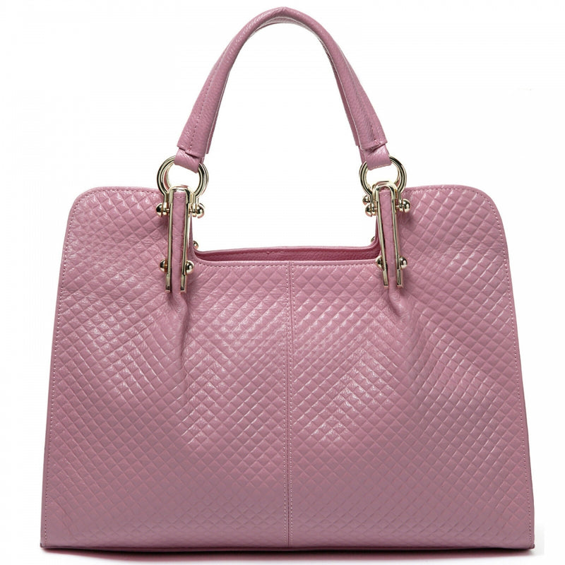 Thompson Luxury Bags "Melissa" Rhombus-Leder-Handtasche