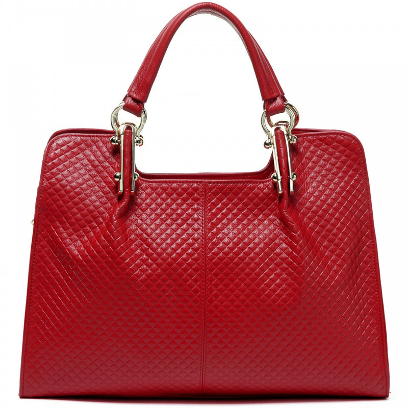 Thompson Luxury Bags "Melissa" Rhombus-Leder-Handtasche