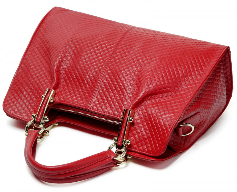 Thompson Luxury Bags "Melissa" Rhombus-Leder-Handtasche