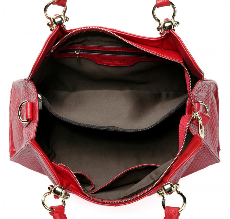 Thompson Luxury Bags "Melissa" Rhombus-Leder-Handtasche