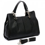 Thompson Luxury Bags "Melissa" Rhombus-Leder-Handtasche