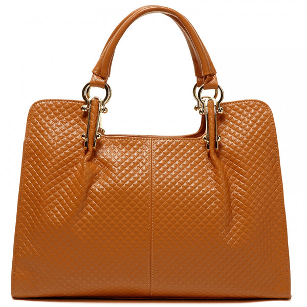 Thompson Luxury Bags "Melissa" Rhombus-Leder-Handtasche