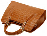 Thompson Luxury Bags "Melissa" Rhombus-Leder-Handtasche
