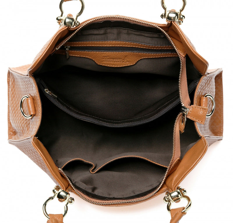 Thompson Luxury Bags "Melissa" Rhombus-Leder-Handtasche