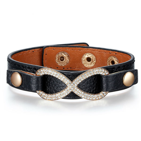 Thompson Luxury "Infinity" Lederarmband