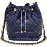 Thompson Luxury Bags "Noeli" Tasche Handtasche Rhombus-Design Leder